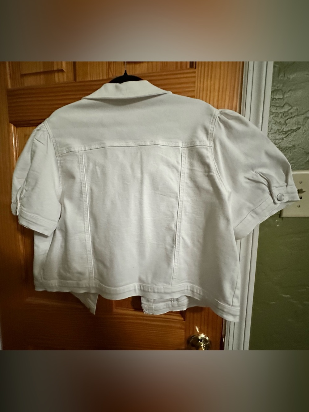 Allegra K White Denim Jacket - Picture 5 of 5